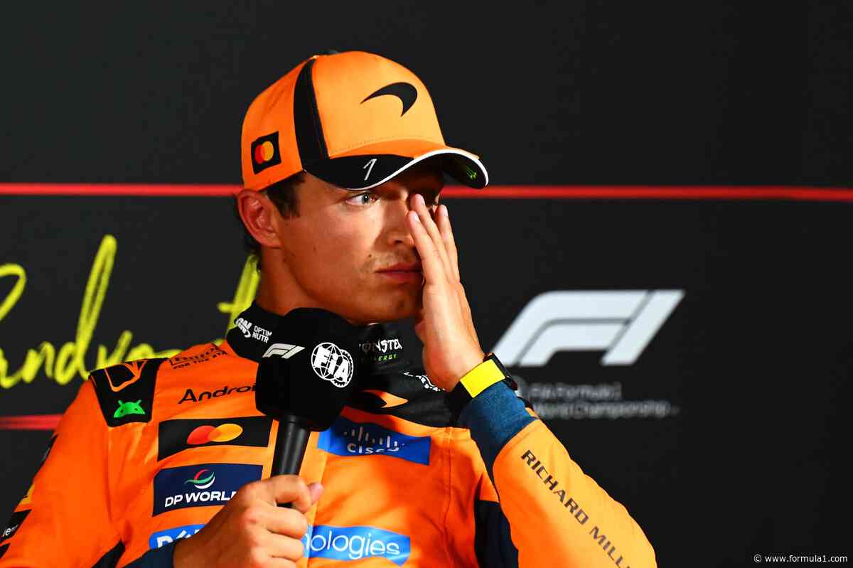 Norris concedes McLaren ‘not quick enough’ in Zandvoort