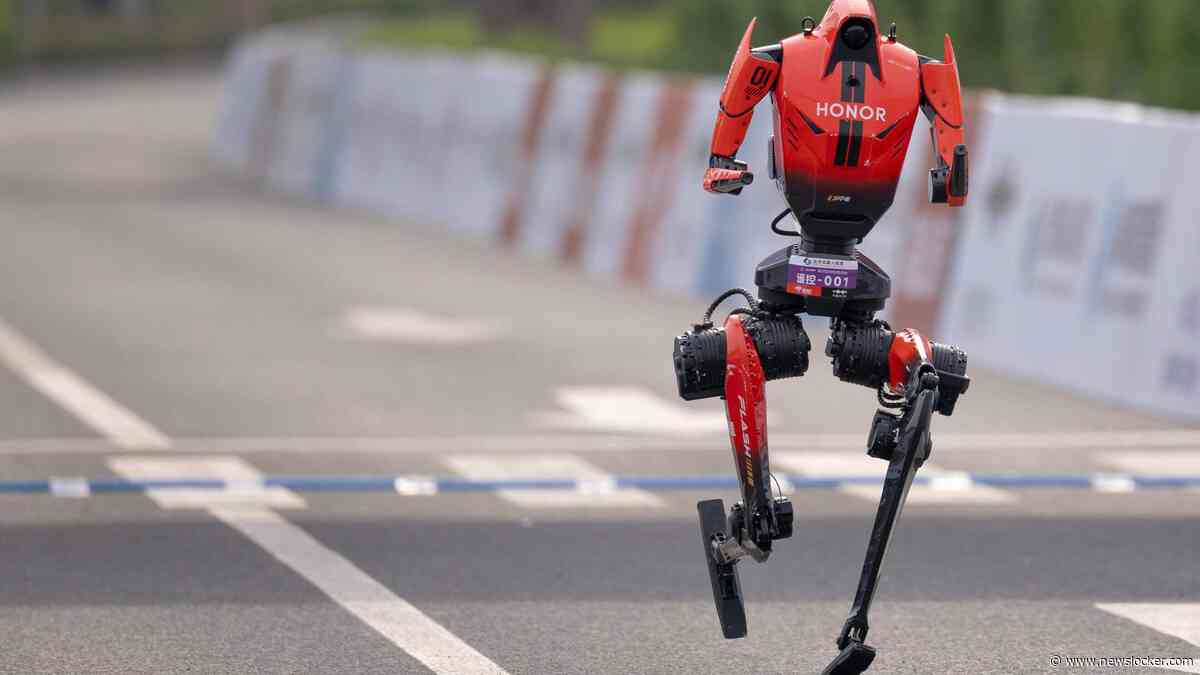 Chinese robot verbreekt menselijk wereldrecord op 100 meter