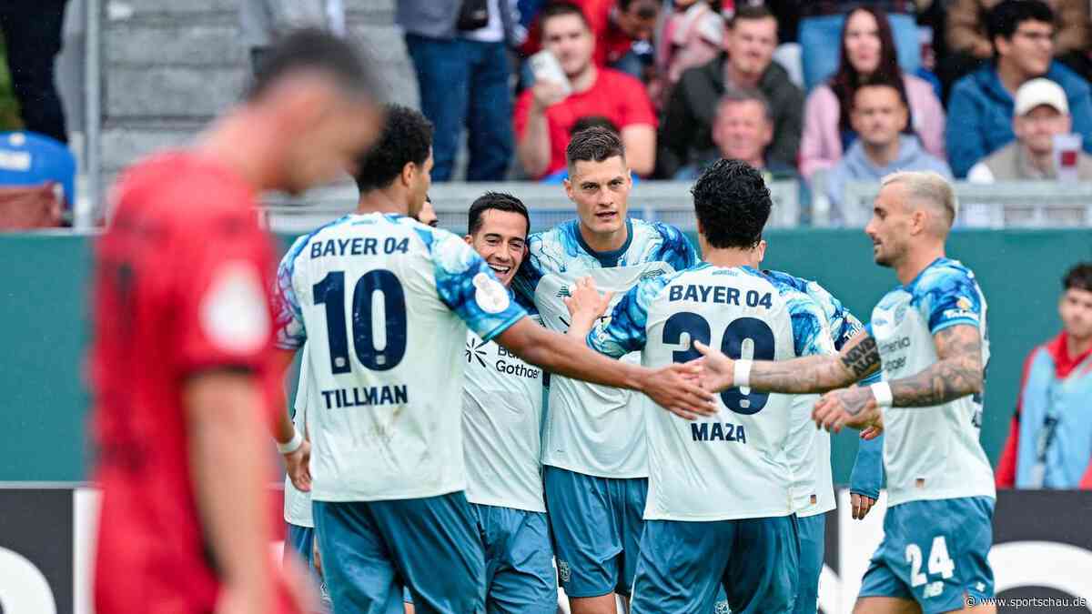 Auftakt im DFB-Pokal: Leverkusen hat in Wiesbaden alles im Griff