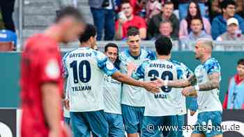 Auftakt im DFB-Pokal: Leverkusen hat in Wiesbaden alles im Griff