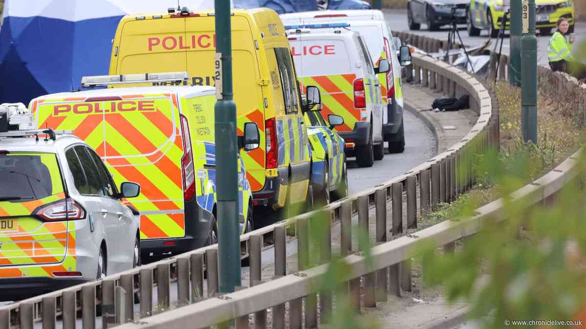 Two officers among seven killed in horror police chase crash on North East road