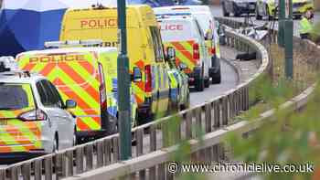 Two officers among seven killed in horror police chase crash on North East road