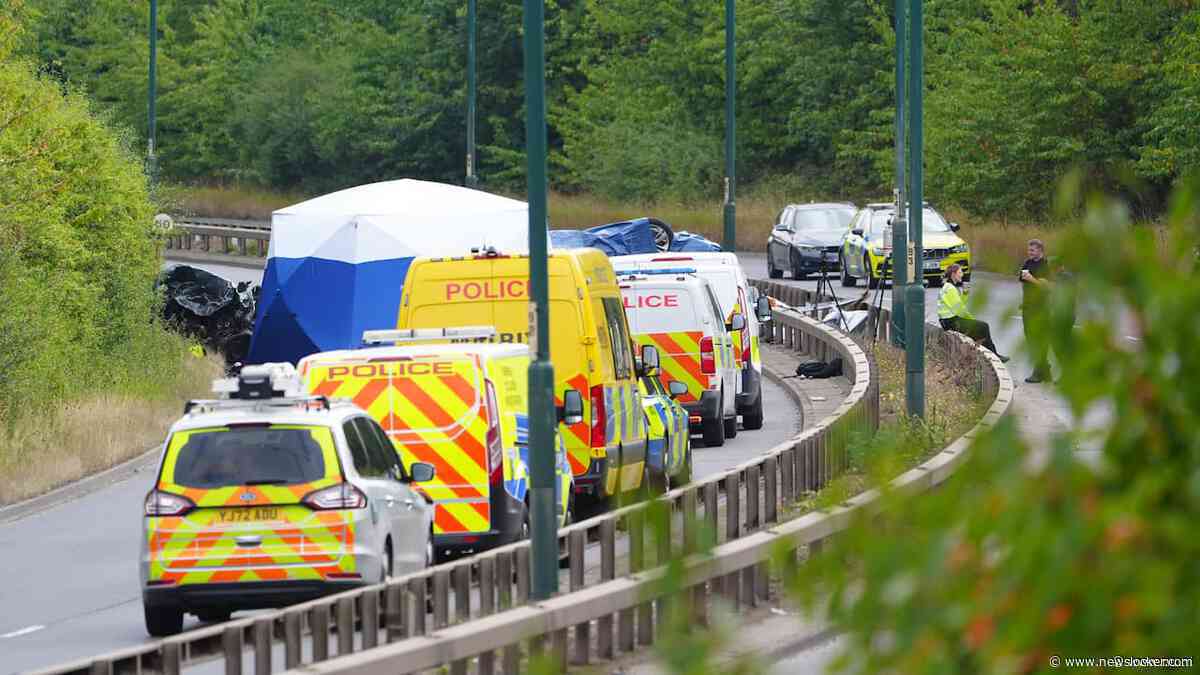 Dodelijke botsing Engeland kwam door politieachtervolging, zeven doden
