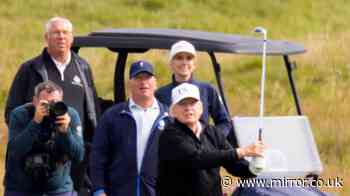 Trump left Melania at home for second Scottish golf break accompanied by 'close aide' Natalie Harp