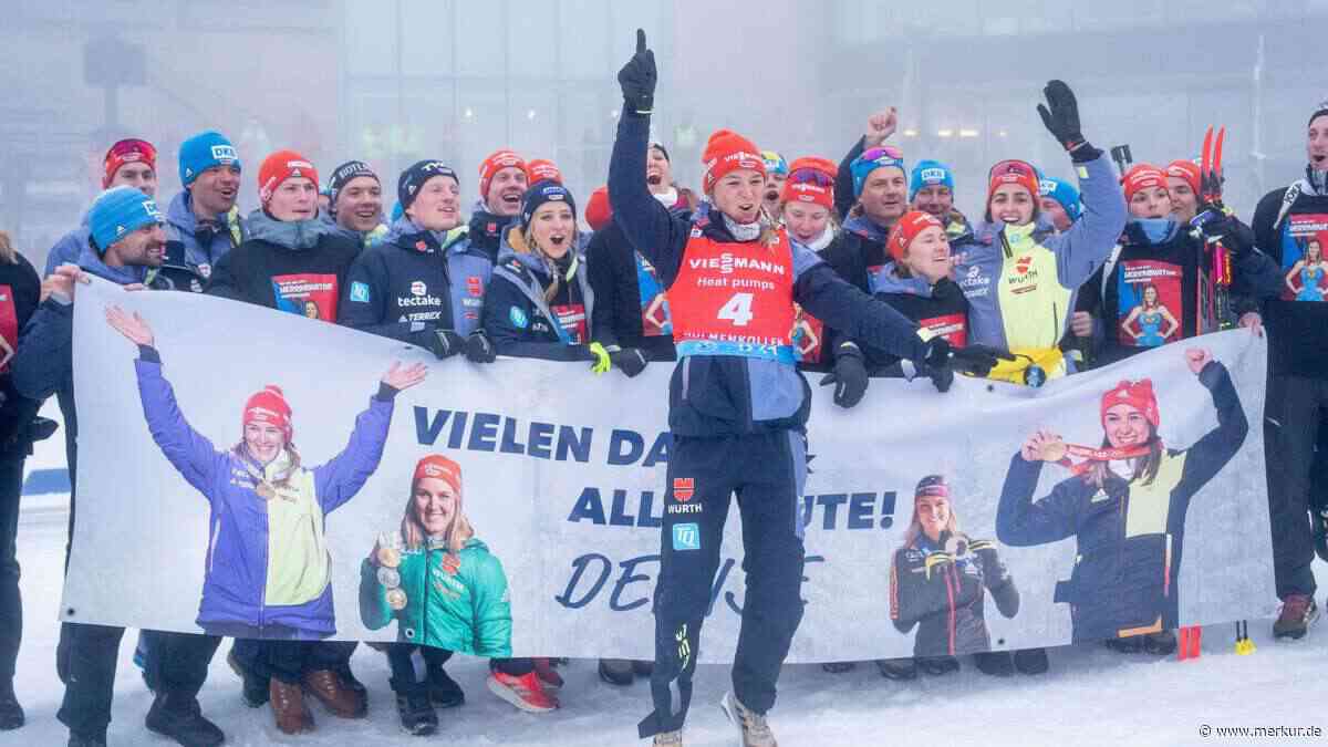 „Alte Liebe rostet nicht“: Ex-Biathlon-Star hat nach dem Karriereende nichts verlernt