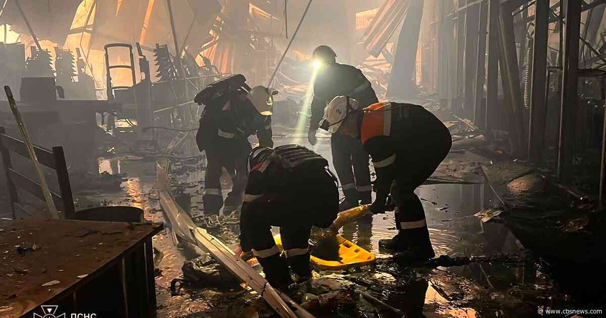 Russian and Ukrainian attacks kill at least 10 after deadly mall drone strike