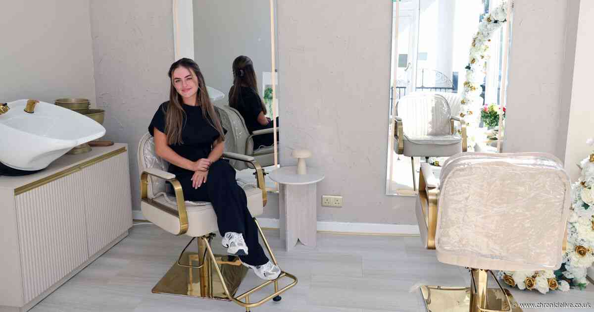Woman, 21, opens first salon in Gateshead offering beauty and wellness treatments