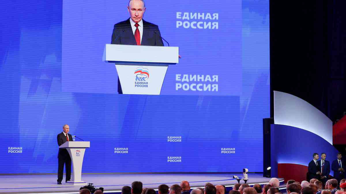 Parteitag vor Duma-Wahlen: Putin ruft zu Zusammenhalt auf - Medwedew hetzt gegen Exilanten