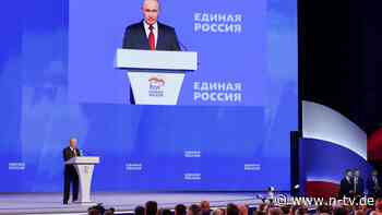 Parteitag vor Duma-Wahlen: Putin ruft zu Zusammenhalt auf - Medwedew hetzt gegen Exilanten