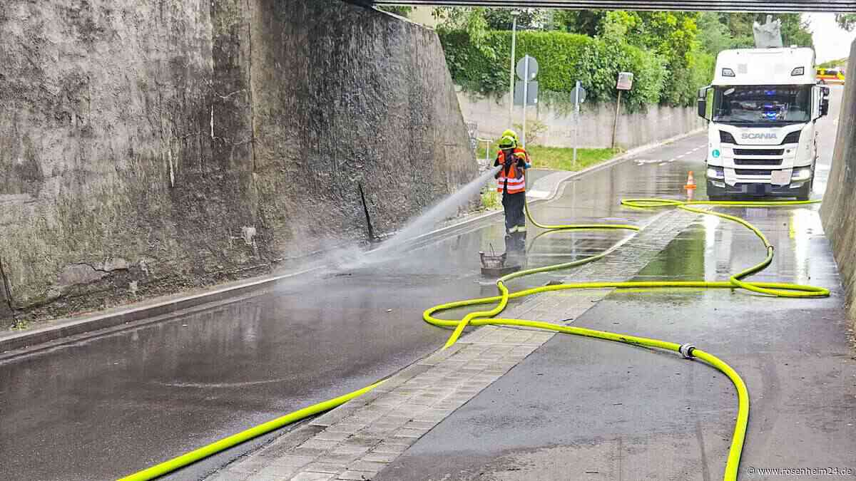 Bröckelnde Bahnbrücke: Hat der Crash mit Gülle-Lkw in Kolbermoor Folgen für den Zugverkehr?