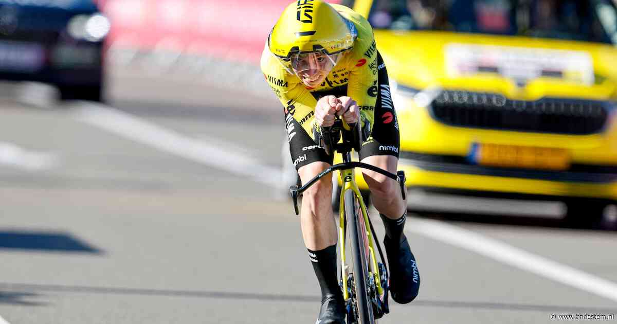 LIVE Vuelta | Visma-renner voorlopig de snelste in tijdrit in woonplaats van Tadej Pogacar, wie pakt de rode trui?
