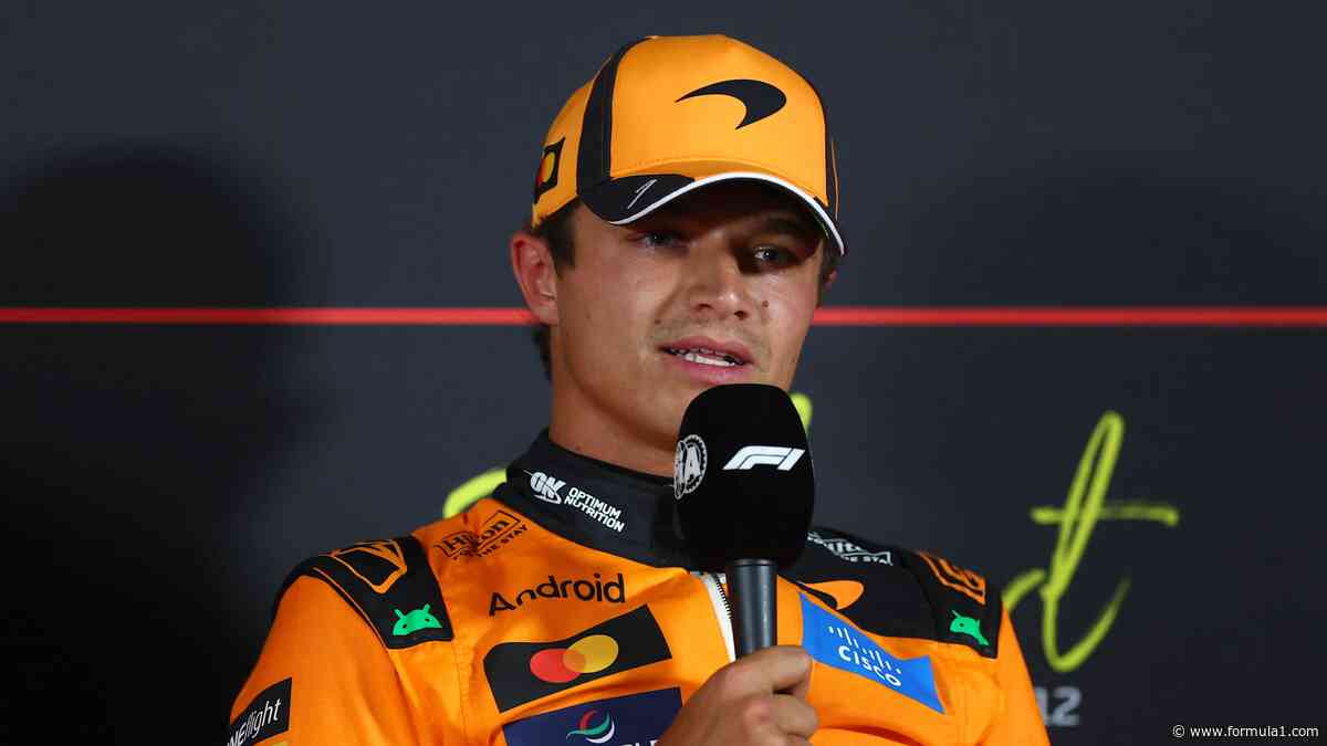 Norris on why he was ‘a little surprised’ by Zandvoort pole