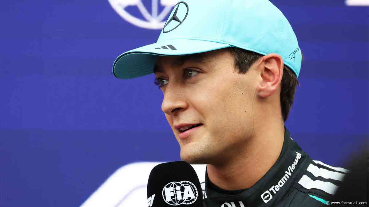 Russell ‘back in my groove’ after securing front-row start
