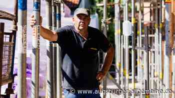 Mit 65 auf der Baustelle: Georg Kugler bleibt dem Maurerhandwerk treu
