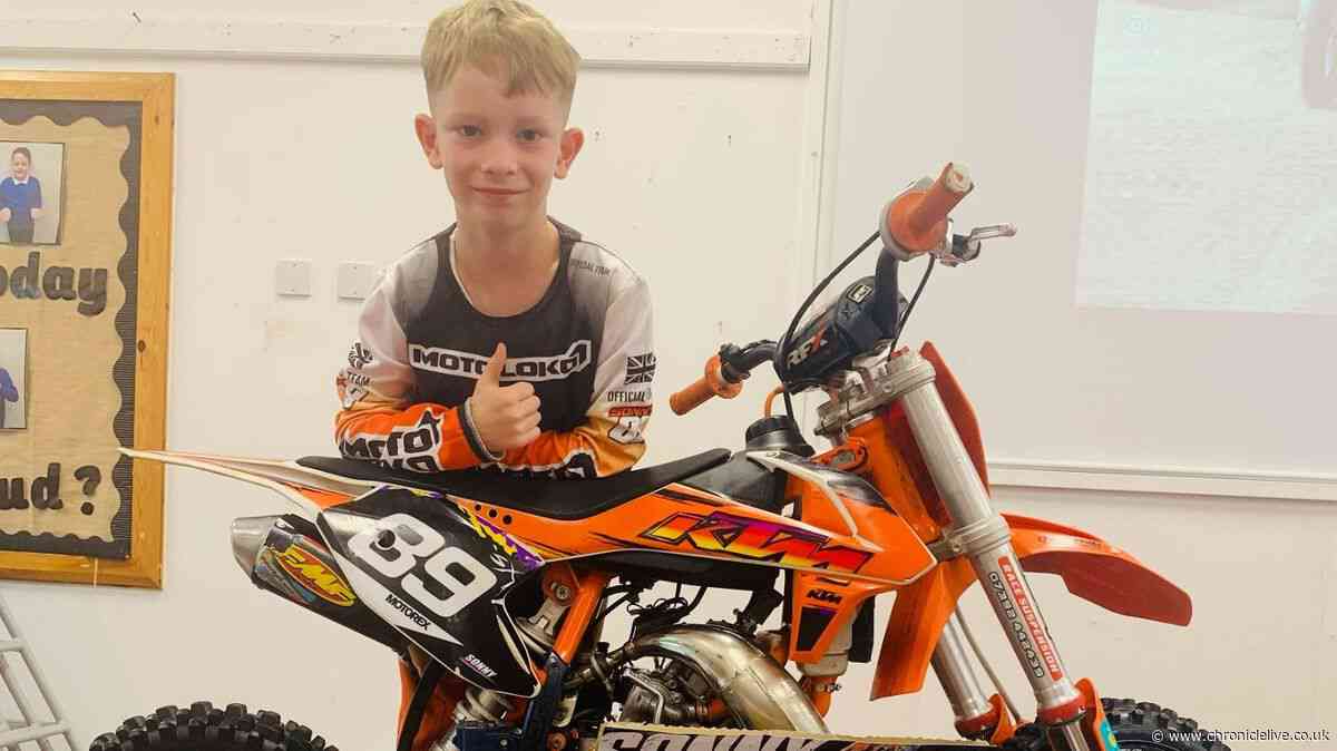 From struggling in class to motocross star - Sonny's incredible transformation