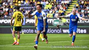 AZ nog foutloos na moeizame zege op tien man van Fortuna Sittard