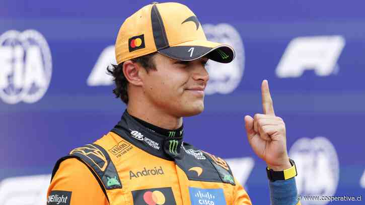 Norris superó a los Mercedes y ganó la "pole" para el GP de Países Bajos