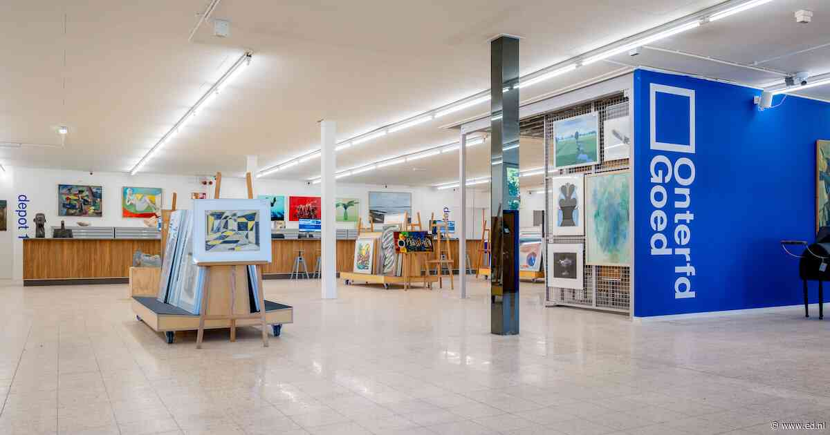 Vierduizend kunstwerken op de rolcontainer: Onterfd Goed heeft nieuw onderkomen in Eindhoven
