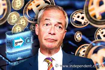 Revealed: Reform rakes in £20m in donations from crypto investors