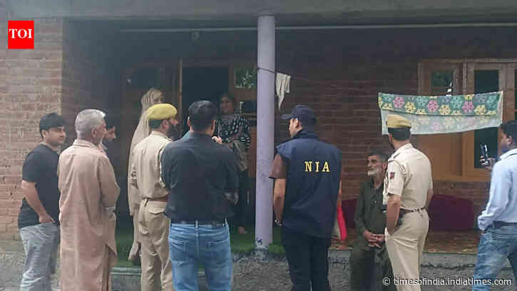 NIA searches 10 J&amp;K locations linked to Pakistan-based LeT handlers