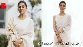 Nayanthara’s ivory saree, gold choker and gajra are a masterclass in minimal but classic Onam style