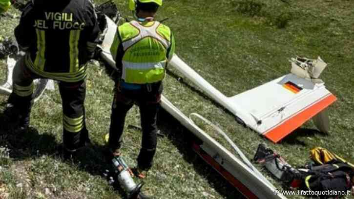 Aliante precipita durante la Coppa Città di Rieti: morto il pilota