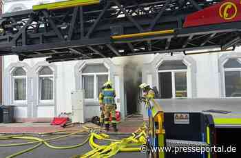 FW Bremerhaven: Feuer in Mehrfamilienhaus, Kellerbrand