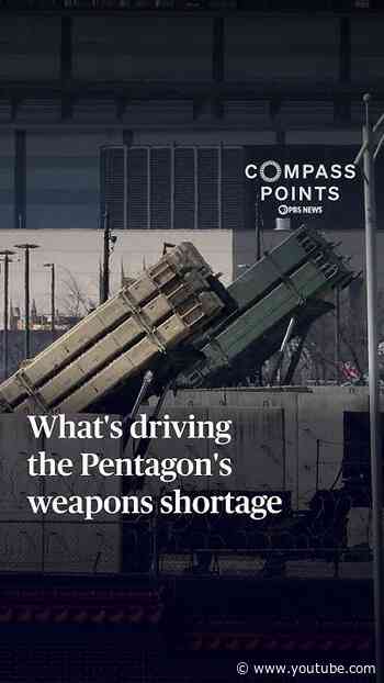 What's driving the Pentagon's weapons shortage