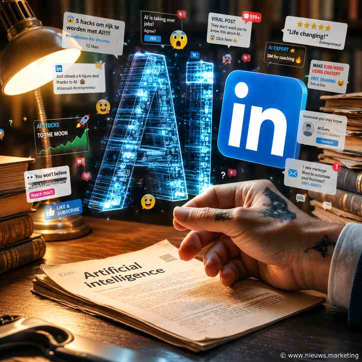 LinkedIn drukt AI-slop 40 procent terug: eigen inzicht wordt content-KPI
