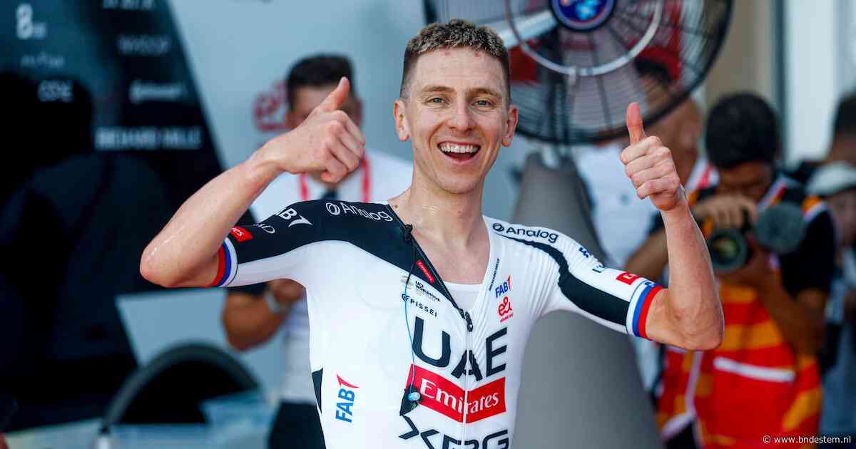 Tadej Pogacar grijpt direct de macht in de Vuelta: Sloveen wint tijdrit met marge van 0,09 seconde