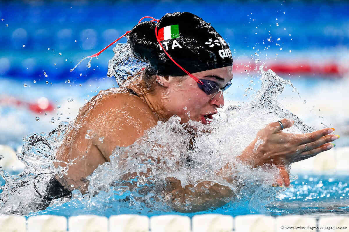 Benedetta Pilato Adds 100 Breaststroke Gold to European Bronze in CR at Mediterranean Games