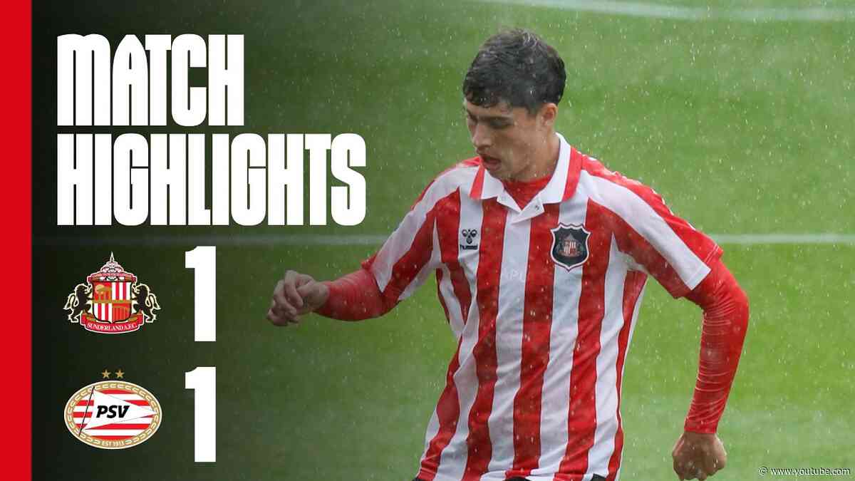 All Square At The SOL! | Sunderland AFC U21s 1 - 1 Jong PSV | PL International Cup