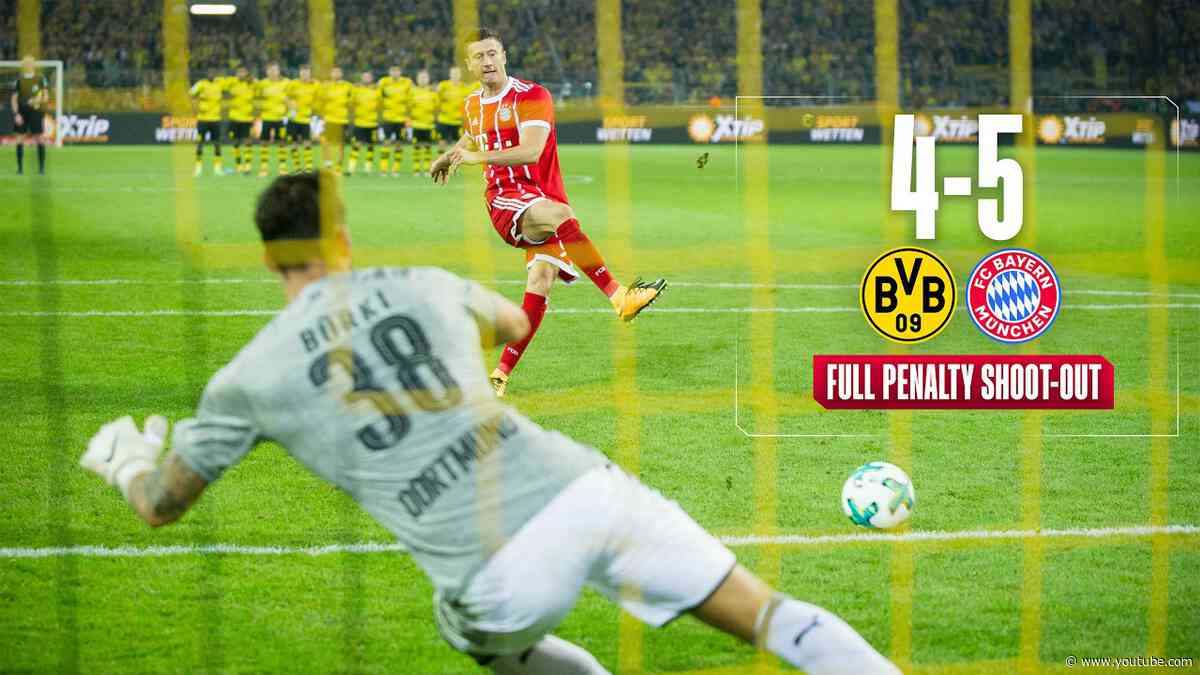 PENALTY HERO Ulreich! 🧤 | FULL PENALTY SHOOT-OUT | Borussia Dortmund - FC Bayern | Supercup 2017