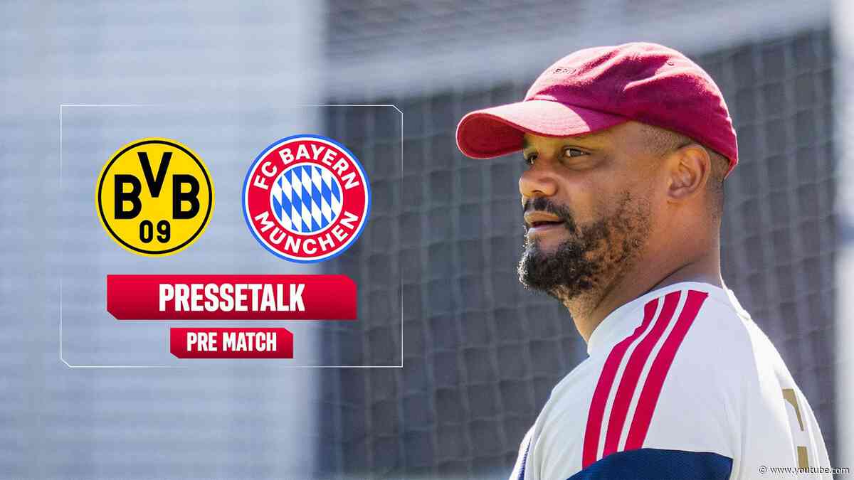 Der Pressetalk vor dem Franz-Beckenbauer-Supercup in Dortmund