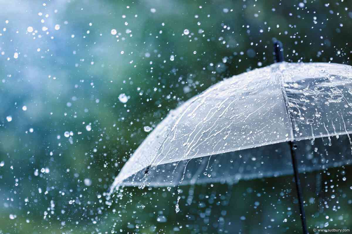 Yellow level warning: Rainfall could exceed 50 mm in Sudbury area