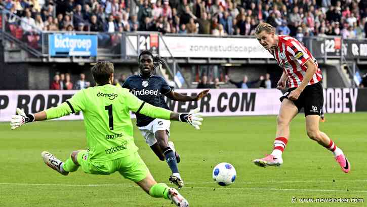 FC Utrecht laat met tien man in slotfase zege door vingers glippen op Het Kasteel