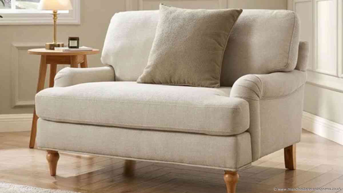 Three Dunelm, Next and Dusk loveseats similar to £3,295 Soho Home for thousands less