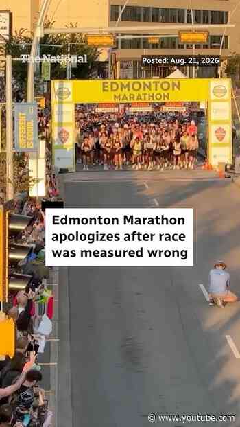Edmonton Marathon apologizes after race was measured wrong
