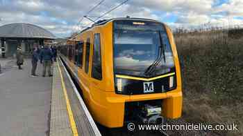 Tyne and Wear Metro suspension for almost an hour after train 'hits object'