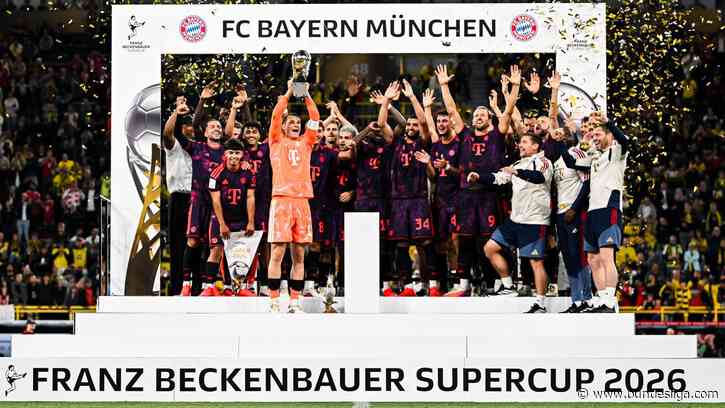 Bayern Munich claim Franz Beckenbauer Supercup as Michael Olise shines in Dortmund