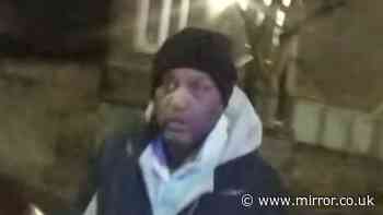 Chilling CCTV shows jealous killer follow estranged wife before laying in wait to murder her