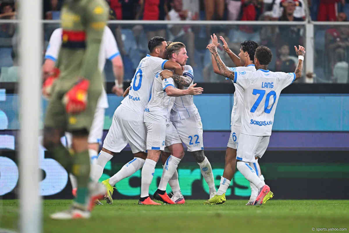 Serie A | Genoa 0-2 Napoli: De Bruyne can inspire victory