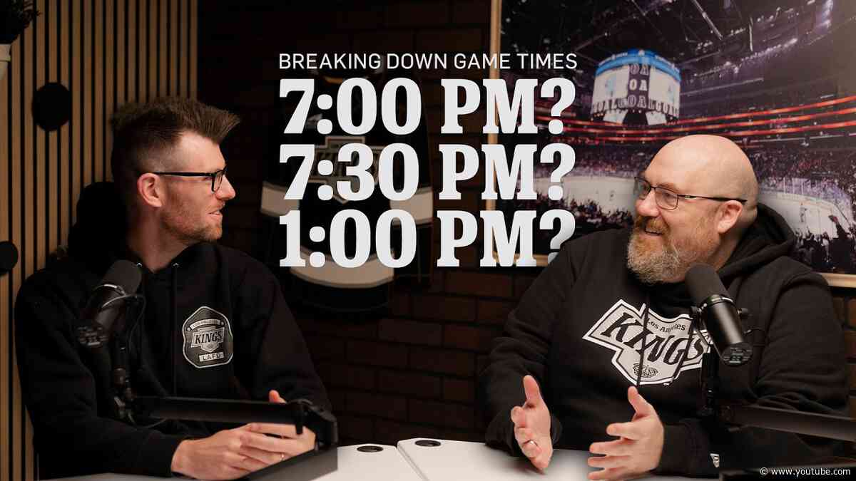 Start Times, Scheduling, & More with LA Kings Executive!  | All the Kings Men