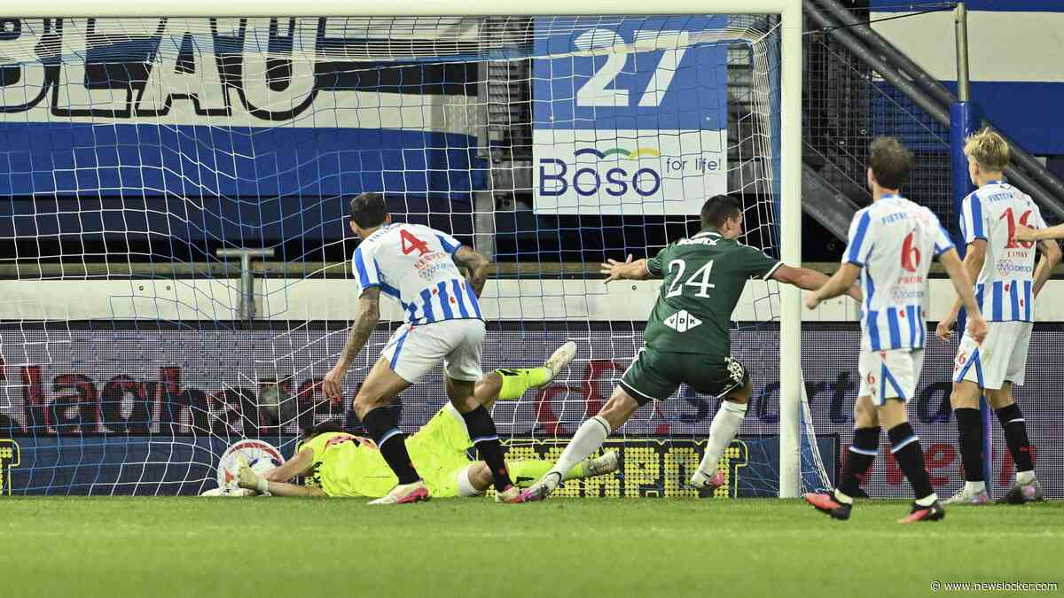 Sc Heerenveen domineert, maar PEC Zwolle slaat na rust toe en wint