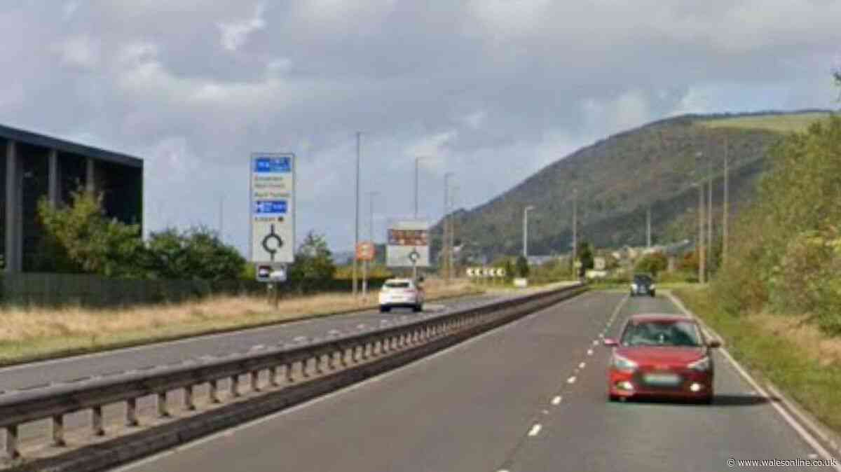 Serious collision closes road in Port Talbot