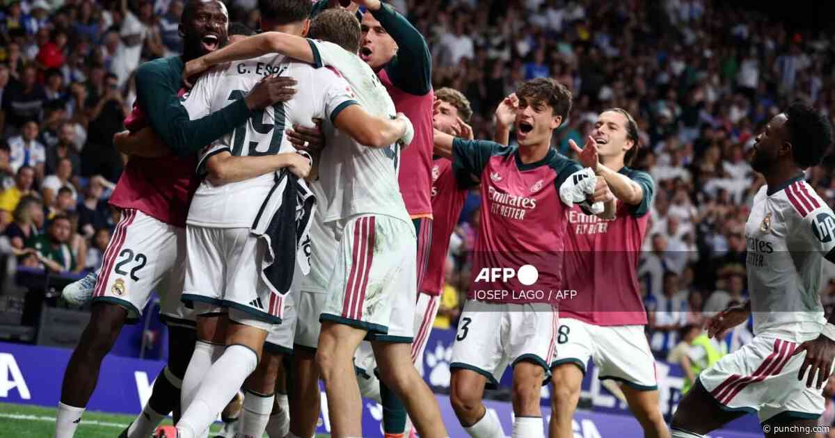 La Liga: Madrid beat Espanyol 2-1 in Mourinho’s first game on return