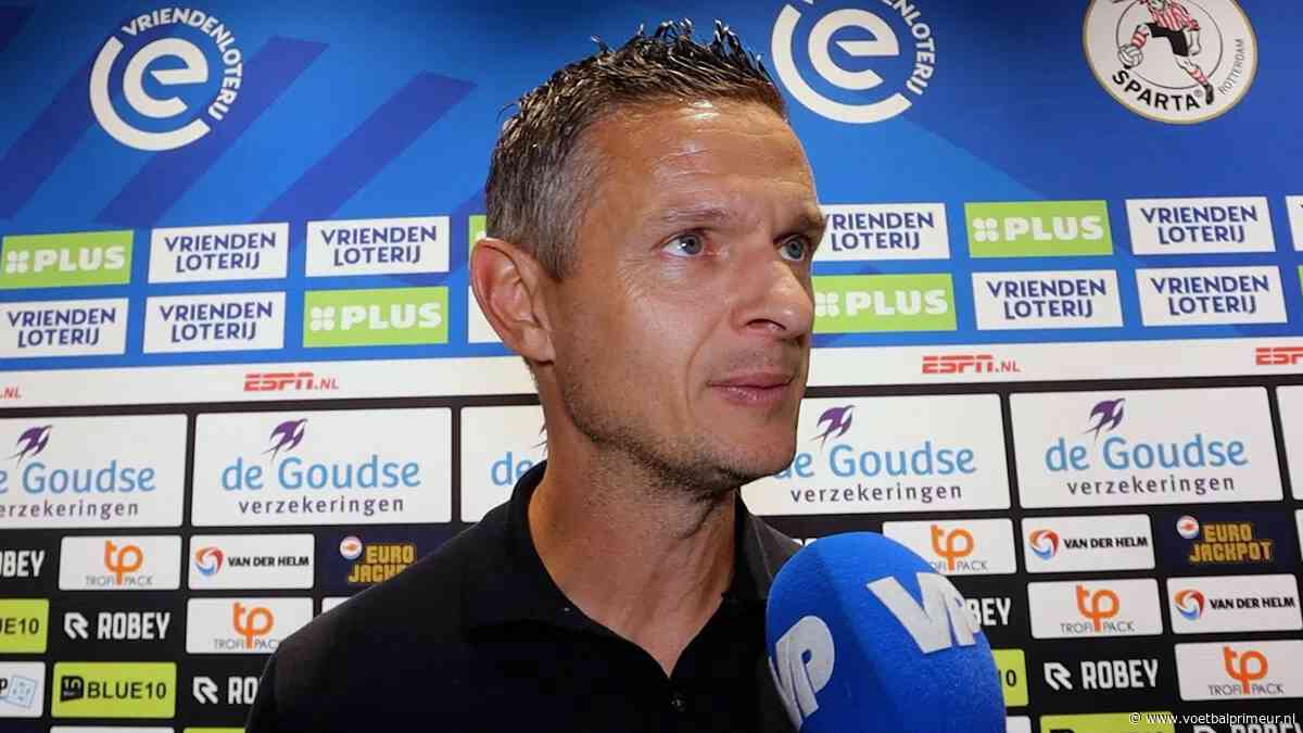 Meijer heeft luxeprobleem bij Sparta: 'Ik kan er maar elf opstellen'
