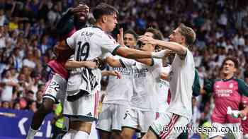 Espanyol vs. Real Madrid: LaLiga updates as Espí snatches late winner on Mourinho's return - as it happened