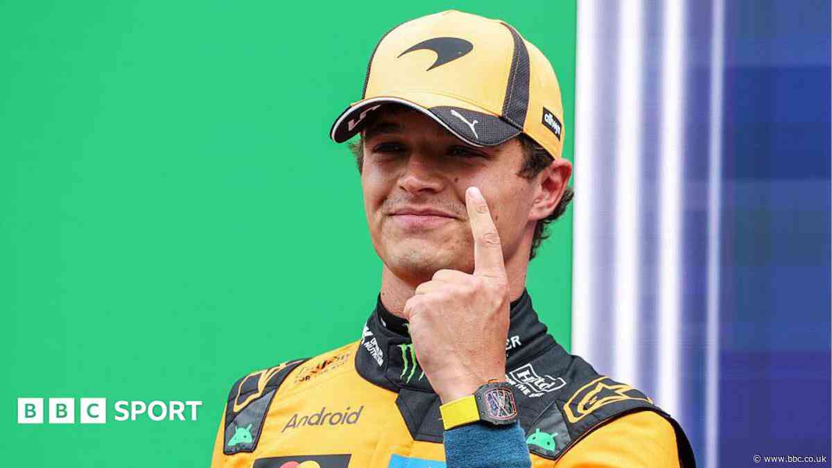 Norris beats Russell to pole position at Zandvoort