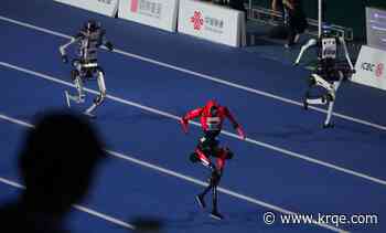 Chinese humanoid robots smash human records in 100m sprint and high jump at Beijing robot games